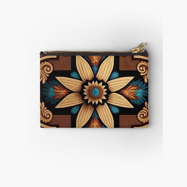 Aperçu de l'œuvre Ornamental Floral Mandala - Vintage Botanical Geometric Art créée et vendue par WJSacredAr.