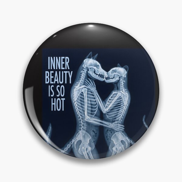 Item preview, Realistic Inner Beauty Is So Hot | X-Ray Furry Skeleton Couple designed and sold by Trevor Cutler.