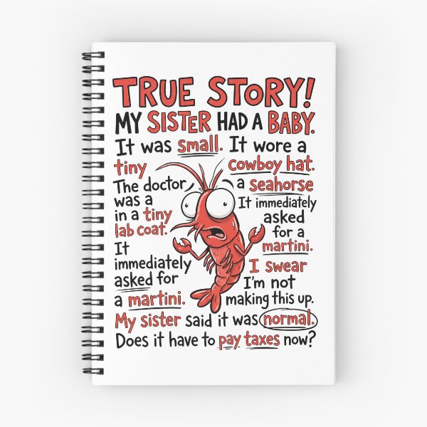 Item preview, True Story Red shrimp Meme designed and sold by TeeARTHY.