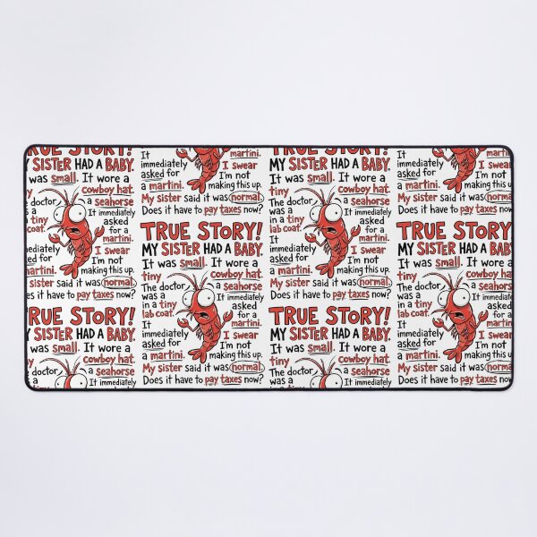 Item preview, True Story Red shrimp Meme designed and sold by TeeARTHY.