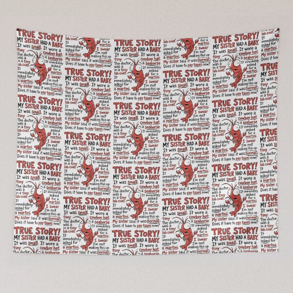 Item preview, True Story Red shrimp Meme designed and sold by TeeARTHY.