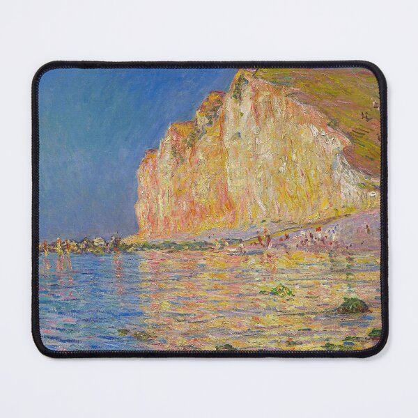 Item preview, Low Tide at Les Petites-Dalles, coast of Normandy, France seascape painting by Claude Monet  designed and sold by Jéanpaul  Ferro.