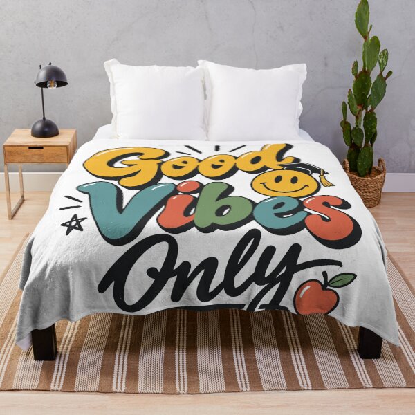 Item preview, Good Vibes Only | Retro Back to School Smiley Design designed and sold by Sunday.Supply.