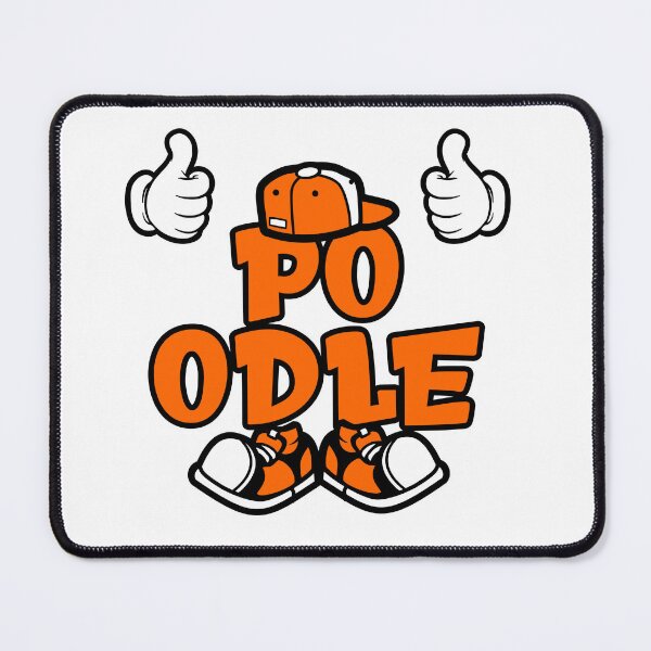 Item preview, POODLE - PETS Graffitti Character Bold Retro designed and sold by NFTWords.