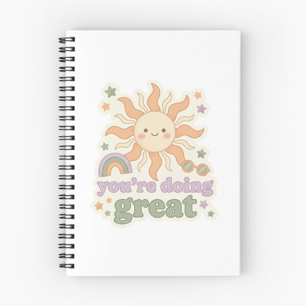 Item preview, You're Doing Great – Cute Retro Sun designed and sold by Daisy Tape Co..