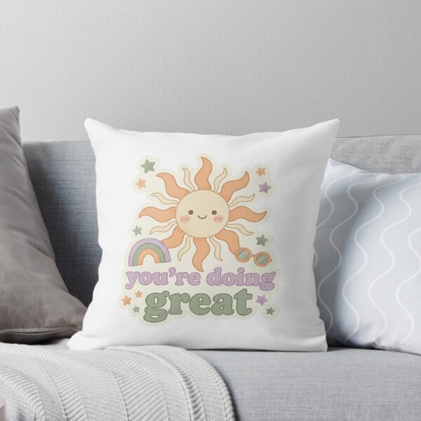 Item preview, You're Doing Great – Cute Retro Sun designed and sold by Daisy Tape Co..