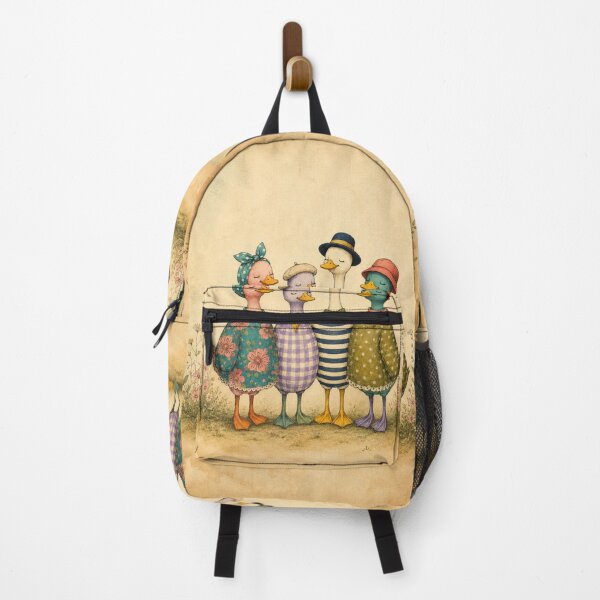 Item preview, Whimsical Vintage Duck Family Illustration designed and sold by Rohan132.