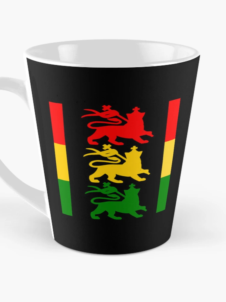 Thumbnail 3 of 4, Coffee Mug, Three Rasta Lions designed and sold by RastaColors.