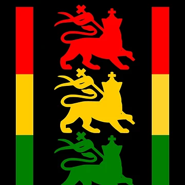 Artwork thumbnail, Three Rasta Lions by RastaColors