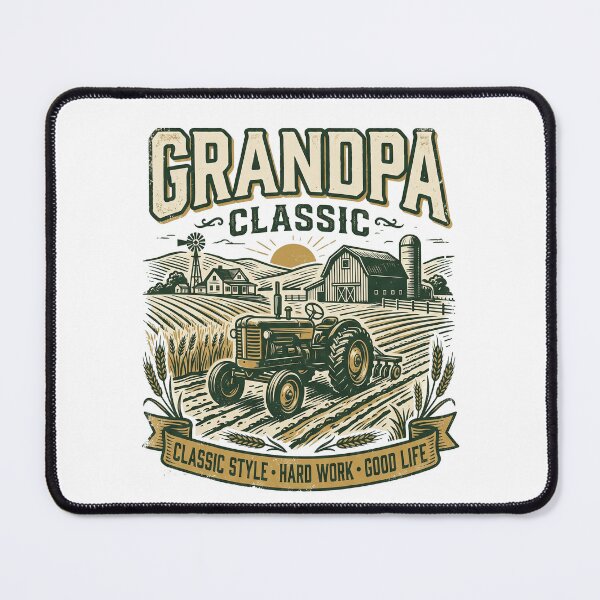Item preview, Farm Grandpa Vintage Tractor Country Family Retro Gift designed and sold by Mahilis.