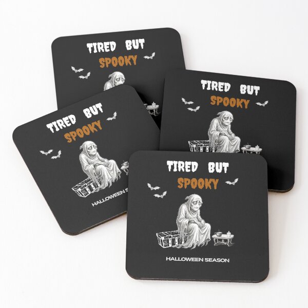 Item preview, Tired But Spooky Ghost Halloween Black designed and sold by Umbrella urban.