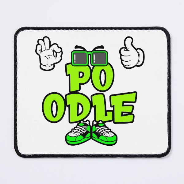 Item preview, POODLE - PETS Lettering Comic Words Funny designed and sold by NFTWords.