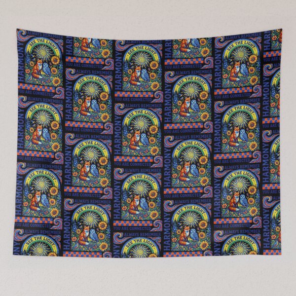 Item preview, Celestial Fox Owl Harmony designed and sold by TeeARTHY.