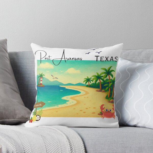 Item preview, Port Aransas Texas Vintage Travel Poster | Retro Gulf Coast Art Print designed and sold by DonnaRaine.