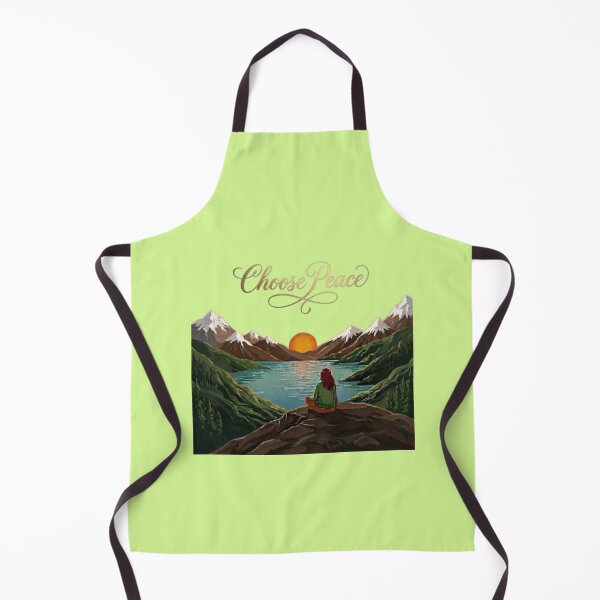 Item preview, Choose Peace : Peaceful Mountain Lake Meditation designed and sold by Northern Glow Art.