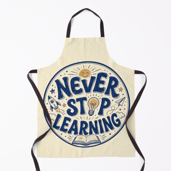 Item preview, Never Stop Learning — Circular Emblem Seal designed and sold by 89shirts.