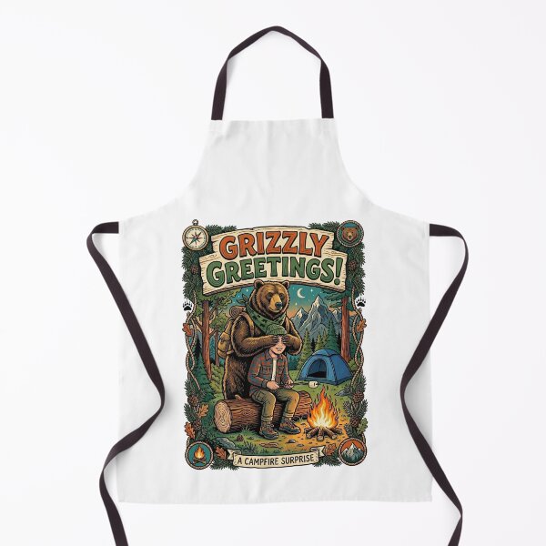 Item preview, Grizzly Greetings Campfire Surprise designed and sold by TeeARTHY.