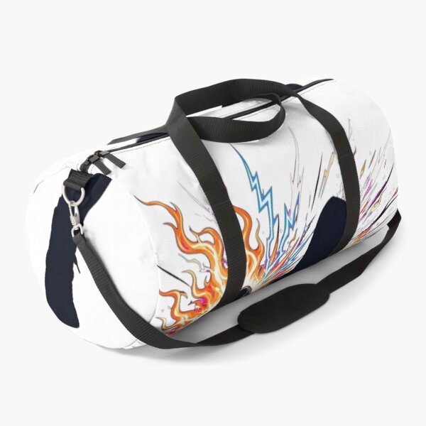 Item preview, Fire And Lightning Boxing Warrior Silhouette Punch designed and sold by Surviving Monday Club.