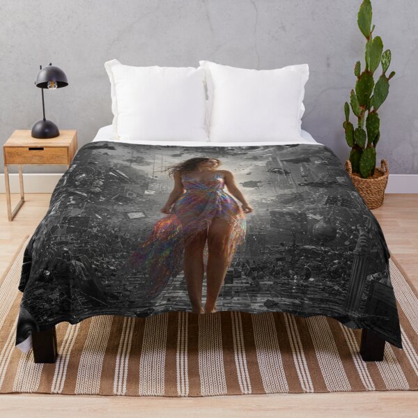 Item preview, Surreal Cyberpunk AI Girl Amidst Cosmic Chaos designed and sold by LenNo9881.