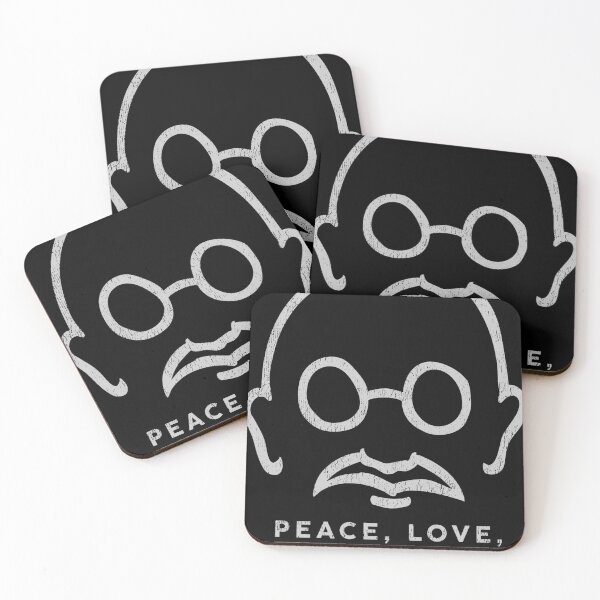 Item preview, Peace, Love & Union Sq - Vintage Minimalist Mahatma Gandhi NYC designed and sold by walkaroundwear.