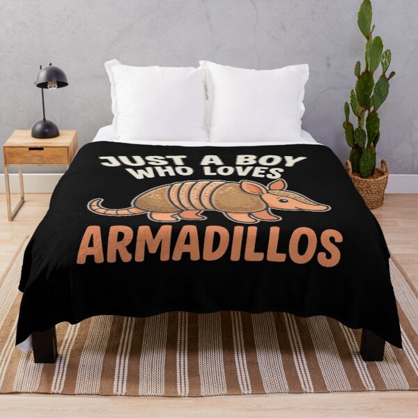 Item preview, Armadillo Just a Boy Who Loves Armadillos Kids T-Shirt | Cute Armadillo Animal Lover Graphic Gift designed and sold by Trendably.