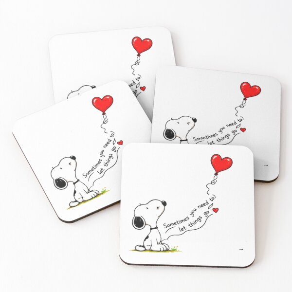 Item preview, Sometimes You Need To Let Things Go Cute Snoopy Quote designed and sold by DailyDoodlesBySumbul.
