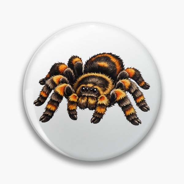 Item preview, Orange and Black Tarantula Spider designed and sold by Oddity Anvil.