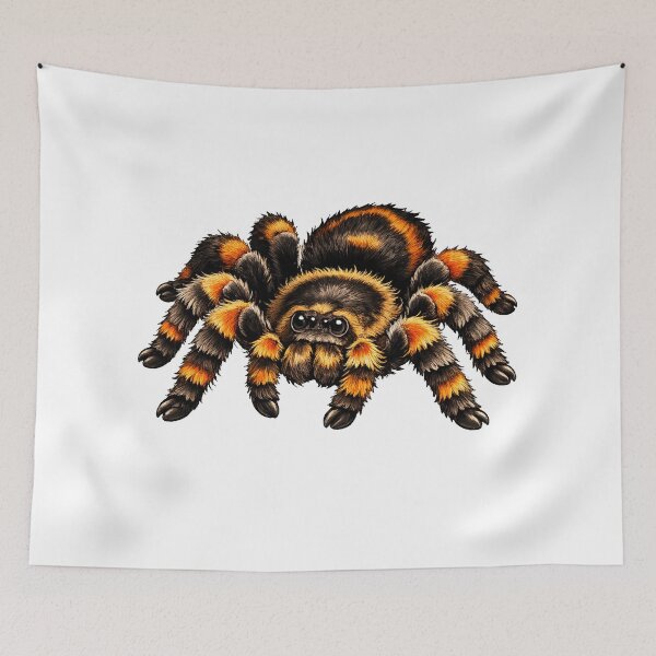 Item preview, Orange and Black Tarantula Spider designed and sold by Oddity Anvil.