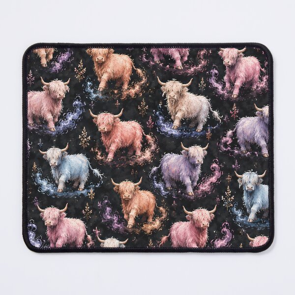 Item preview, Pastel Highland Cow Pattern designed and sold by RkskArt.