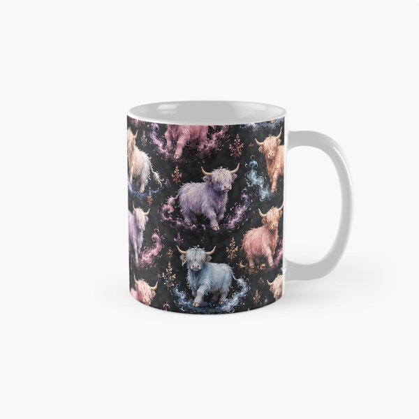 Item preview, Pastel Highland Cow Pattern designed and sold by RkskArt.