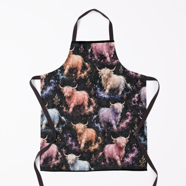 Item preview, Pastel Highland Cow Pattern designed and sold by RkskArt.