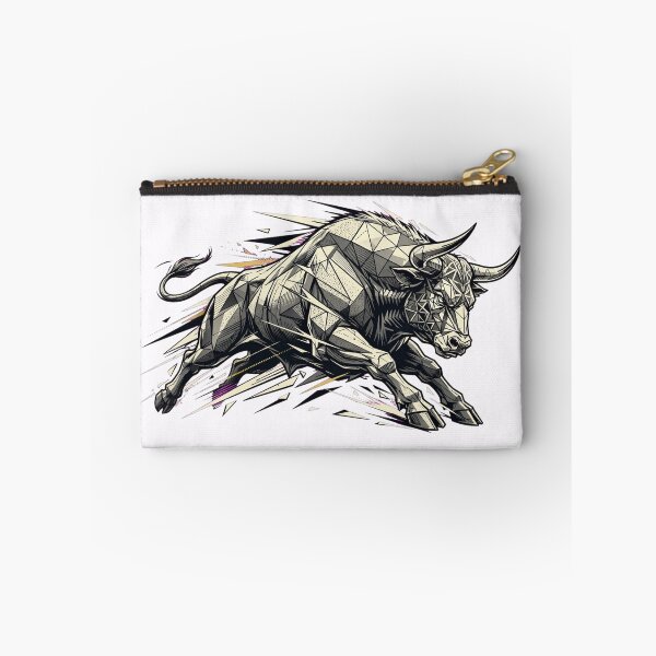 Item preview, Geometric Charging Bull - Power and Energy Illustration designed and sold by Fulaly.
