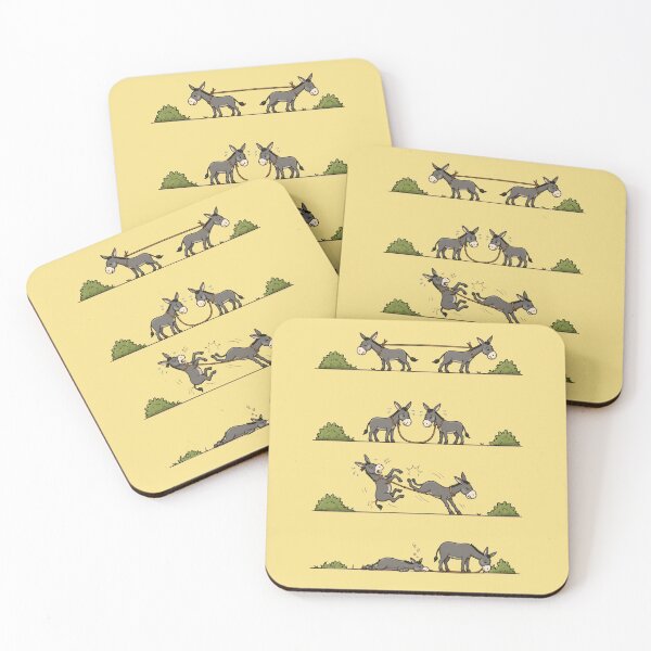 Item preview, Funny Donkey Cartoon Adventure designed and sold by waikibi ⭐⭐⭐⭐⭐.