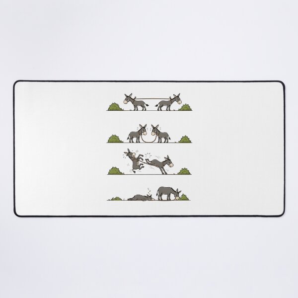 Item preview, Funny Donkey Cartoon Adventure designed and sold by waikibi ⭐⭐⭐⭐⭐.