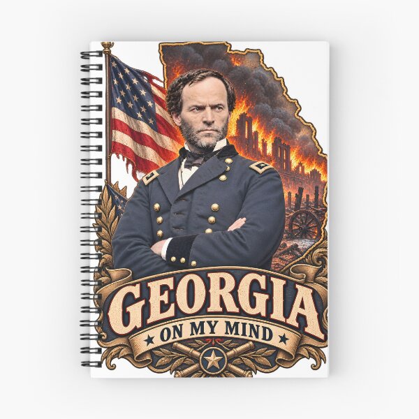 Item preview, Georgia On My Mind | William T Sherman Civil War Design  designed and sold by Designed for War.