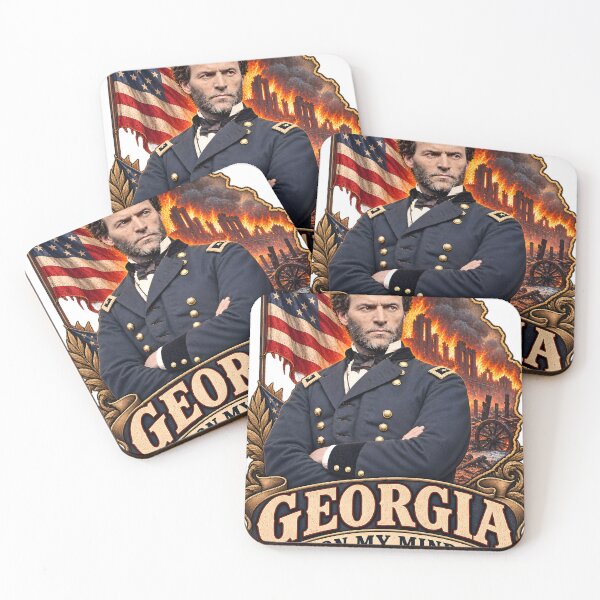 Item preview, Georgia On My Mind | William T Sherman Civil War Design  designed and sold by Designed for War.