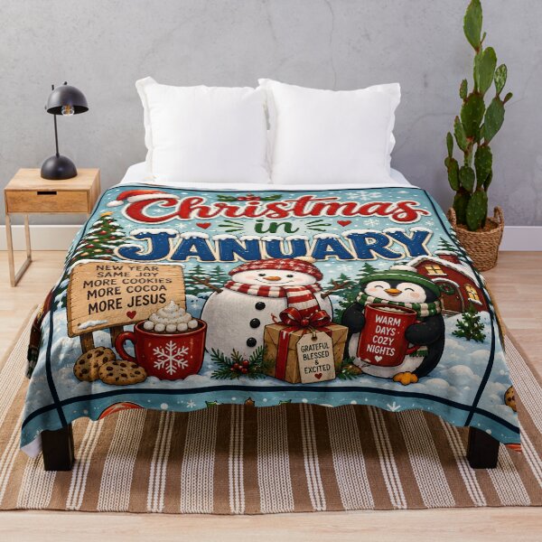 Item preview, Christmas in January – New Year Same Joy designed and sold by FindYouByZ.