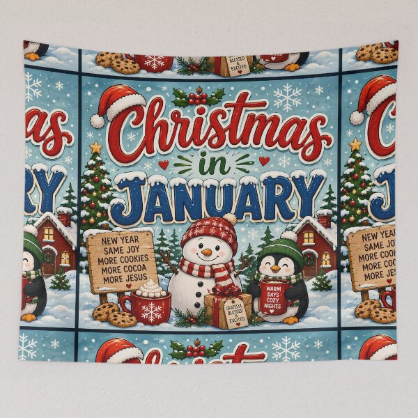 Item preview, Christmas in January – New Year Same Joy designed and sold by FindYouByZ.