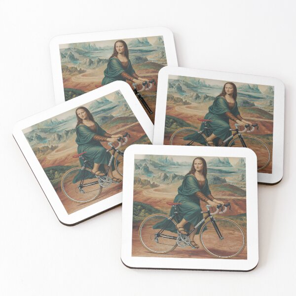 Item preview, Mona Lisa Bicycle Parody designed and sold by TeeARTHY.