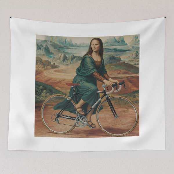 Item preview, Mona Lisa Bicycle Parody designed and sold by TeeARTHY.