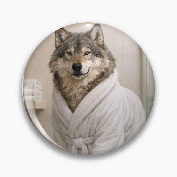 Item preview, Relaxing Bathrobe Dire Wolf designed and sold by Sillytoe.