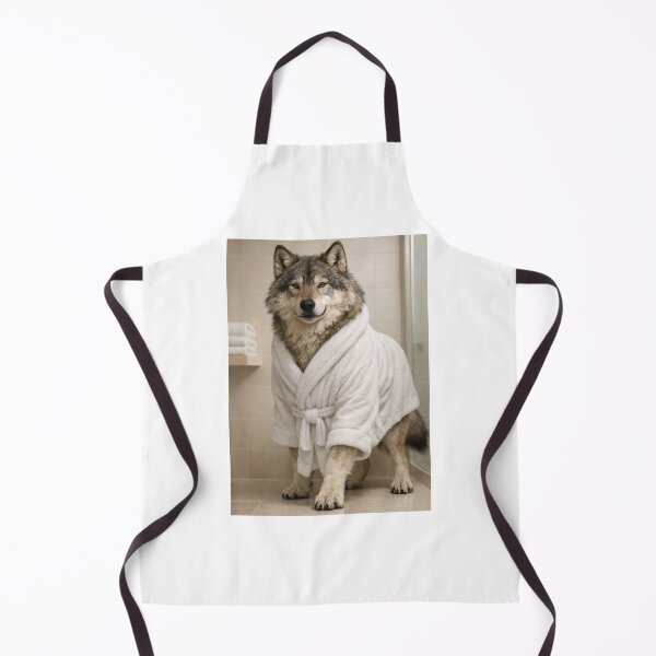 Item preview, Relaxing Bathrobe Dire Wolf designed and sold by Sillytoe.