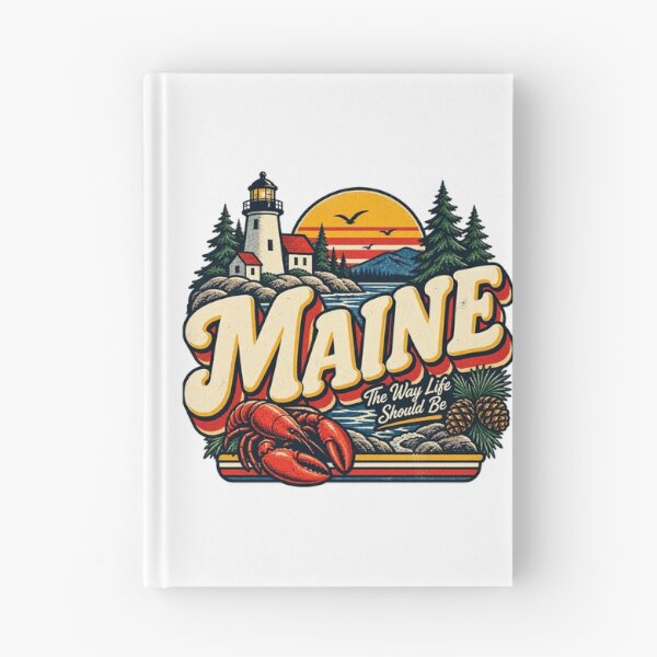 Item preview, Maine Lobster Lighthouse Vintage Coastal State Pride Graphic Tee designed and sold by TM DESIGNS AND MORE.