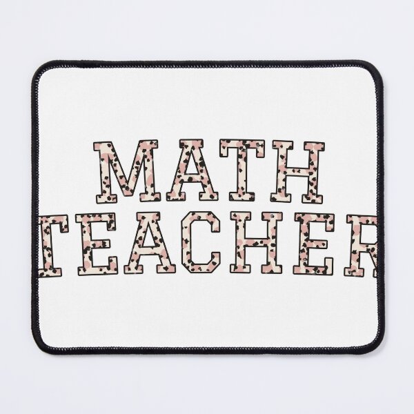 Item preview, Math Teacher Terrazzo Varsity Letter Cute Teacher designed and sold by Worn & Witty.