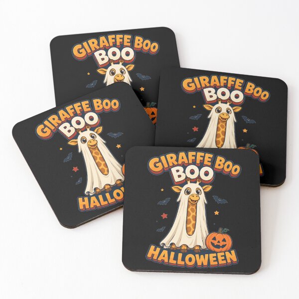 Item preview, Giraffe Boo Halloween Starry Night Cartoon Art Costume Pun Gift for Giraffe Lovers designed and sold by Nightarel.