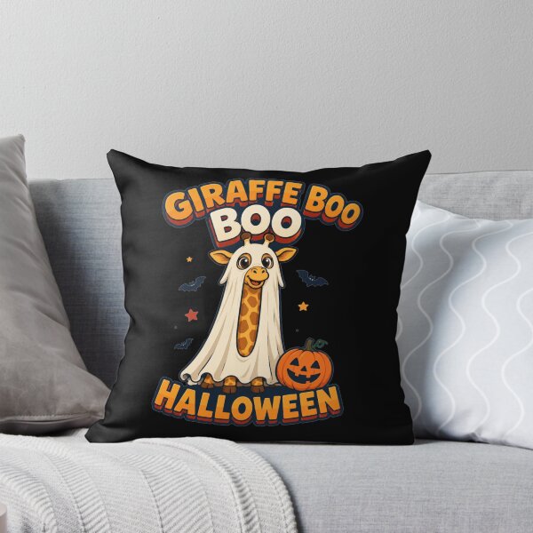 Item preview, Giraffe Boo Halloween Starry Night Cartoon Art Costume Pun Gift for Giraffe Lovers designed and sold by Nightarel.