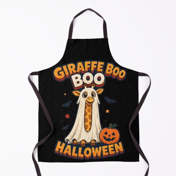 Item preview, Giraffe Boo Halloween Starry Night Cartoon Art Costume Pun Gift for Giraffe Lovers designed and sold by Nightarel.