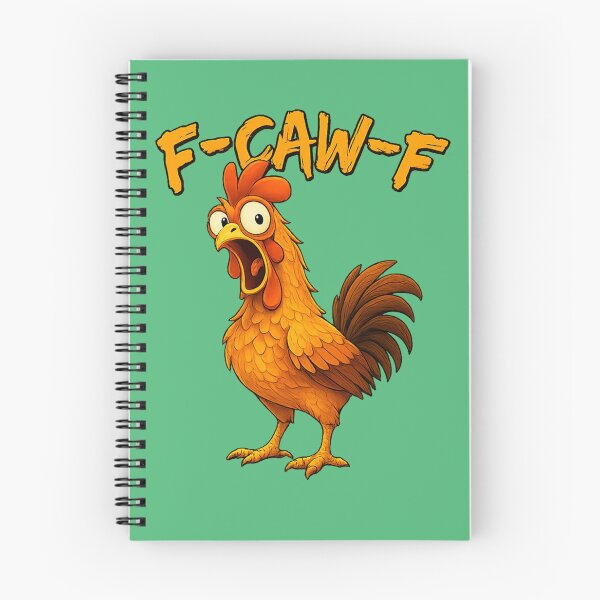 Item preview, Vintage F-Caw-F Chicken F-CAW-F Funny Chicken Rooster Humor designed and sold by PatternFariss.