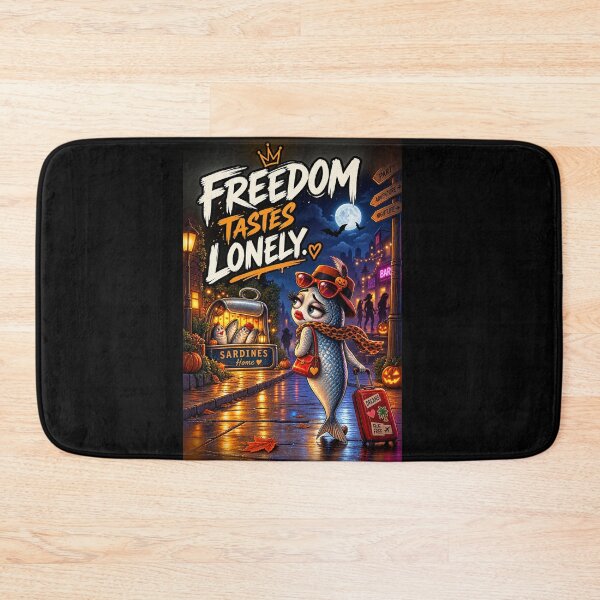 Item preview, Freedom Tastes Lonely – Funny Halloween Sardine designed and sold by Cardio Boutique.