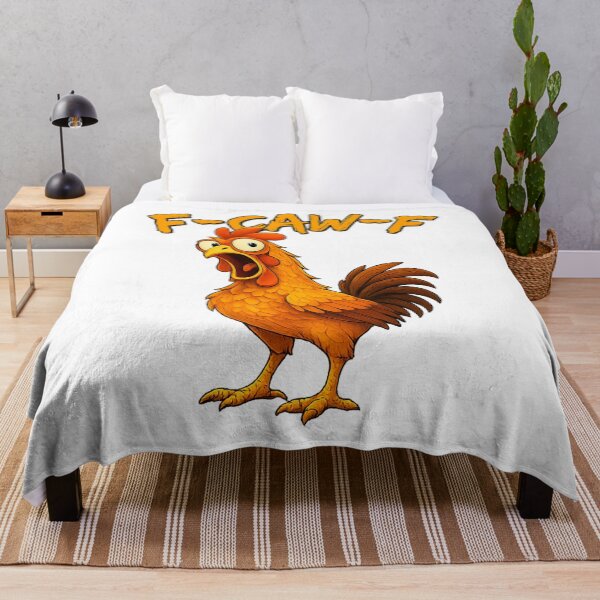 Item preview, Vintage F-Caw-F Chicken F-CAW-F Funny Chicken Rooster Humor designed and sold by PatternFariss.